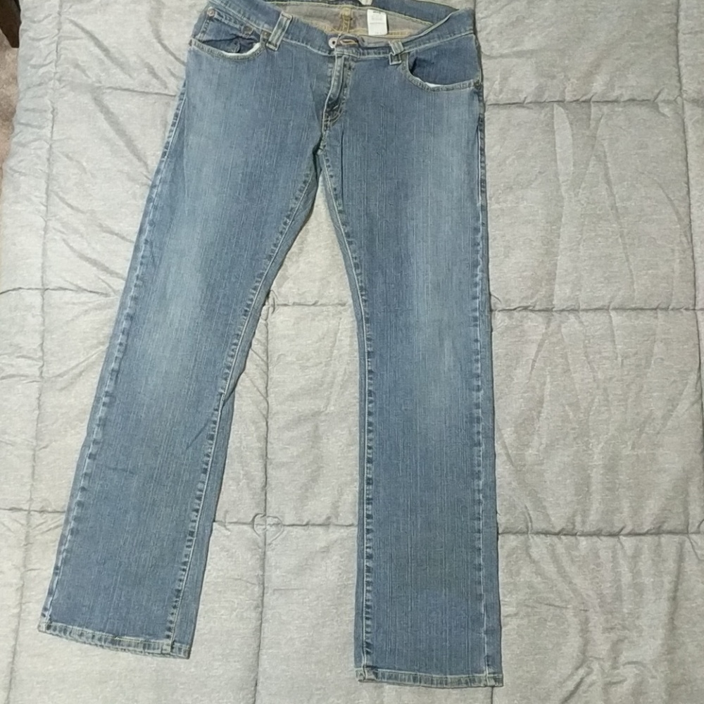 Levi's 504 low slouch straight jeans